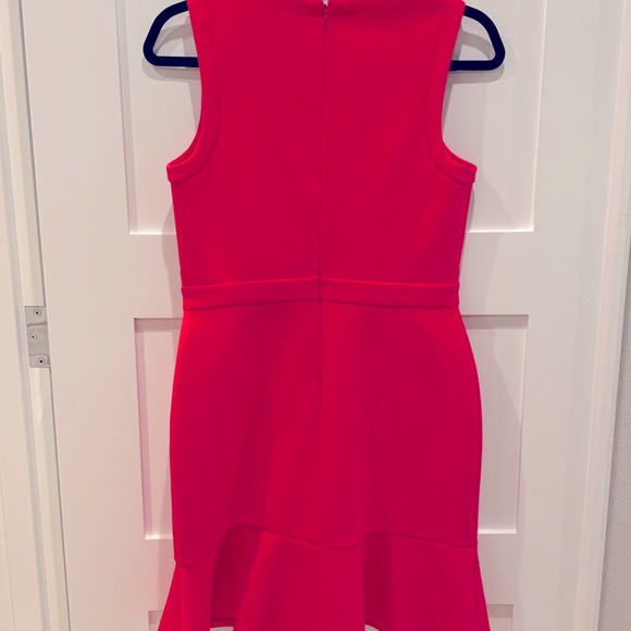 Loft dress Hot Pink with ruffle trim. Never worn! - Picture 2 of 4